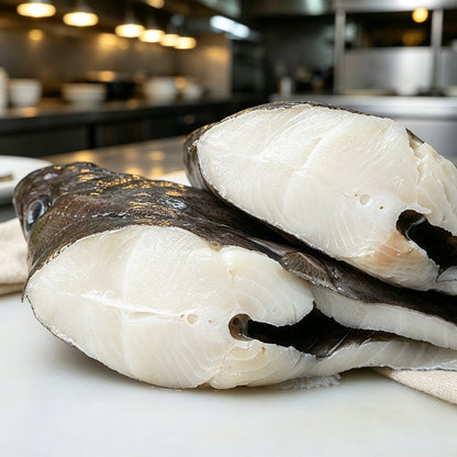 Frozen Halibut Steak Cuts